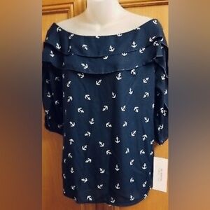 Off the shoulder flowy top